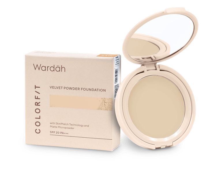 Colorfit Velvet Powder Foundation Wardah