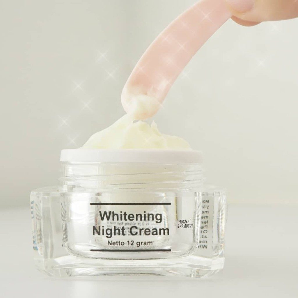 6 Produk MS Glow untuk Wajah Glowing Ala Artis Korea 6 MS Glow Whitening Night Cream